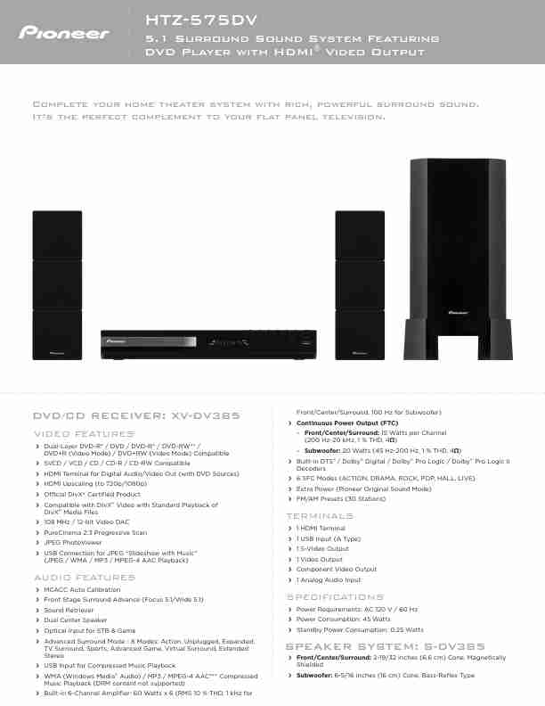 Pioneer Stereo System HTZ-575DV-page_pdf